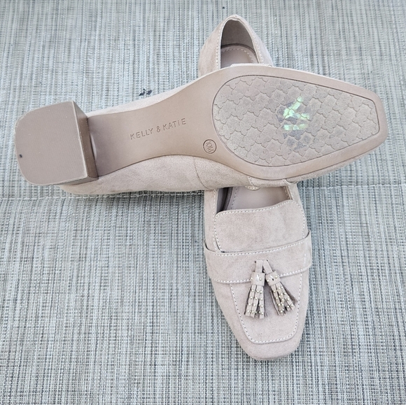 Kelly and Katie Beeka Tassel Heeled Loafers Women 10M - Picture 4 of 7